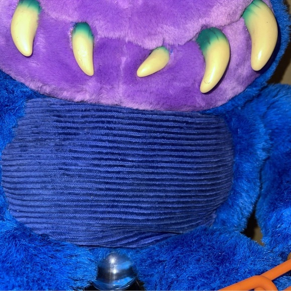 Vintage My Pet Monster 2001 Toymax Talking Plush With Cuffs Plush Tested - Picture 13 of 16